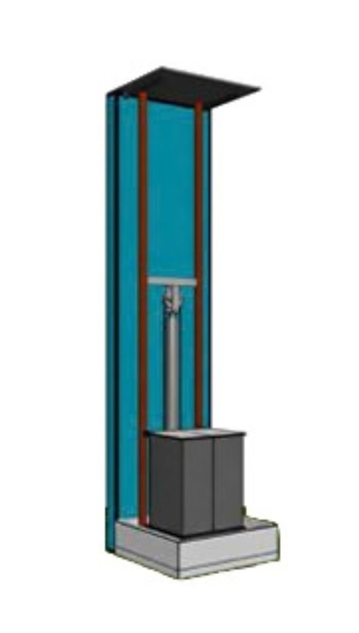 Hydraulic Freight Elevator Hole less Type